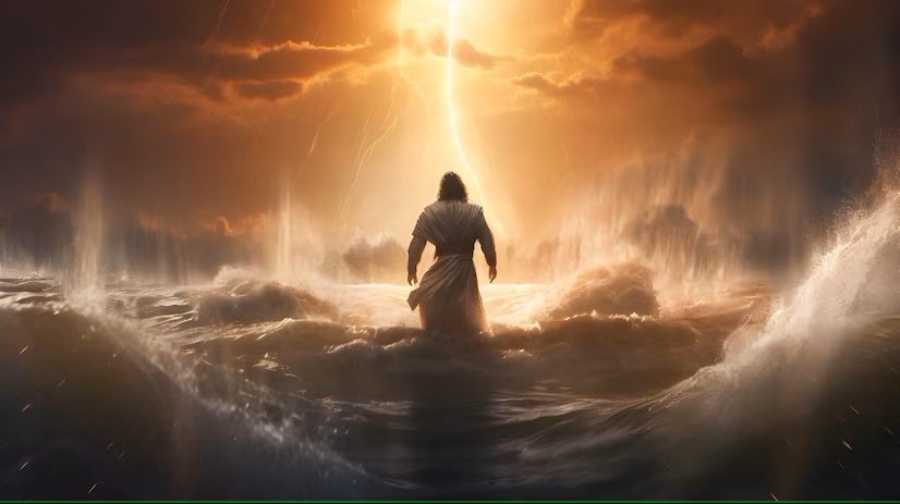 Jesus Christ spiritual warfare storm